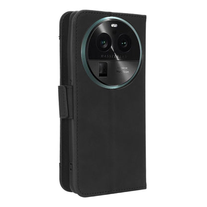 Wallet Phone Shell for Oppo Find X6 Pro Leather Flip Cover Multiple Card Slots Phone Case with Stand