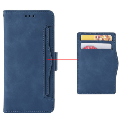 Wallet Phone Shell for Oppo Find X6 Pro Leather Flip Cover Multiple Card Slots Phone Case with Stand