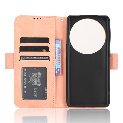 Wallet Phone Shell for Oppo Find X6 Pro Leather Flip Cover Multiple Card Slots Phone Case with Stand