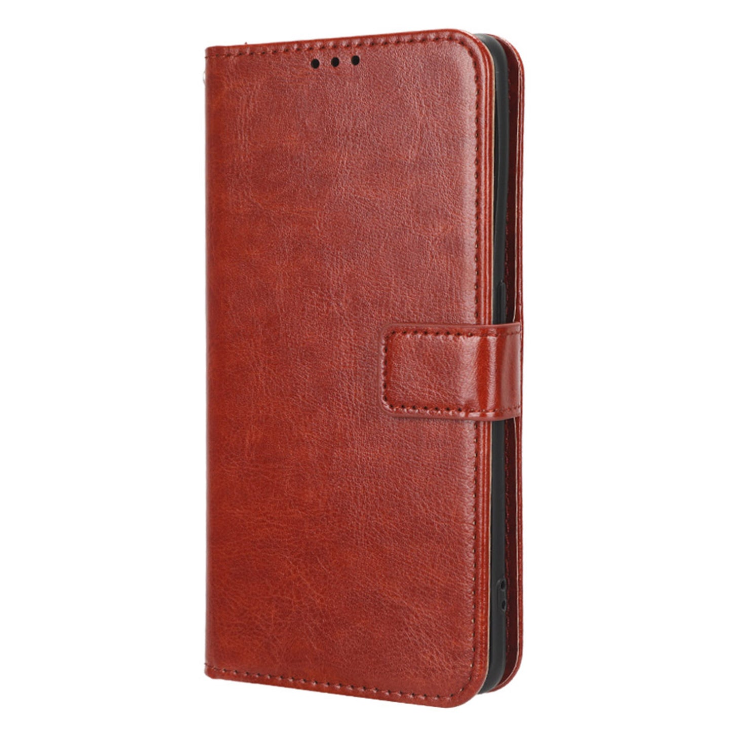 For Oppo Find X6 Pro Magnetic Wallet Flip Case PU Leather Crazy Horse Texture Stand Phone Cover