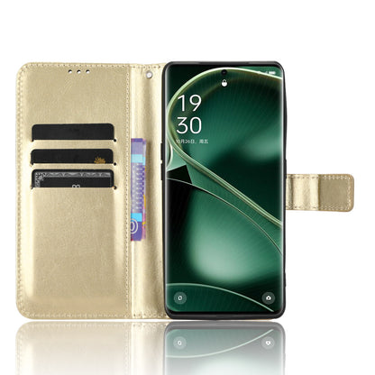 For Oppo Find X6 Pro Magnetic Wallet Flip Case PU Leather Crazy Horse Texture Stand Phone Cover