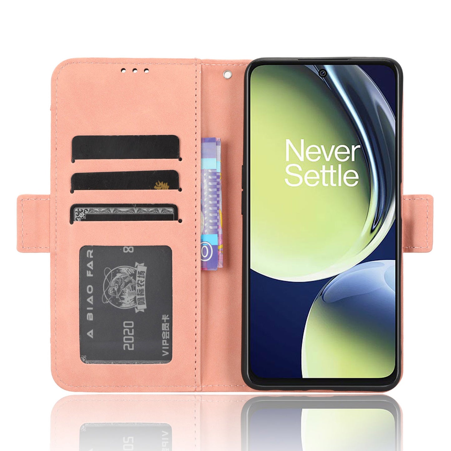 For OnePlus Nord CE 3 Lite 5G / Nord N30 5G Multiple Card Slots Phone Case Leather Wallet Stand Cover