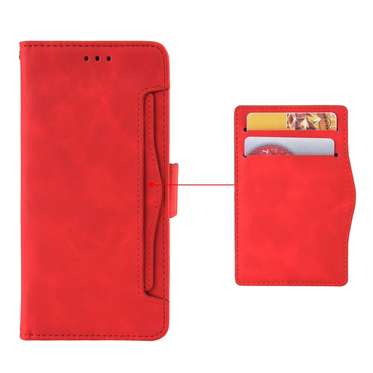 For OnePlus Nord CE 3 Lite 5G / Nord N30 5G Multiple Card Slots Phone Case Leather Wallet Stand Cover
