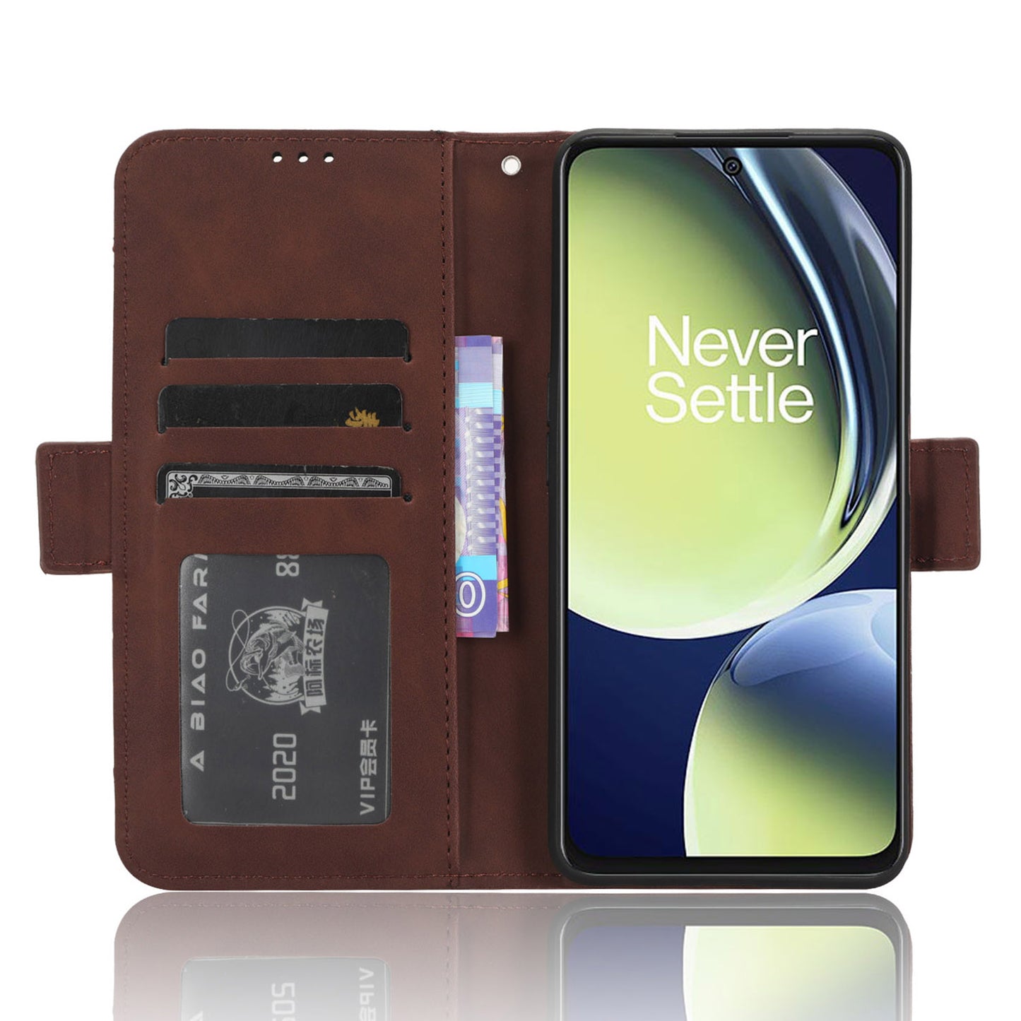 For OnePlus Nord CE 3 Lite 5G / Nord N30 5G Multiple Card Slots Phone Case Leather Wallet Stand Cover
