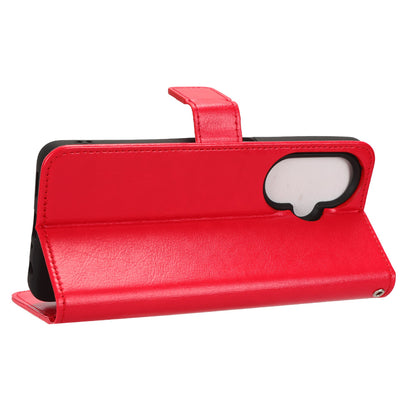 For OnePlus Nord CE 3 Lite 5G / Nord N30 5G Phone Leather Case Wallet Stand Crazy Horse Texture Phone Cover