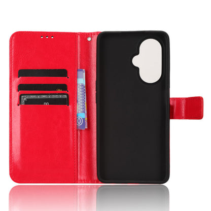 For OnePlus Nord CE 3 Lite 5G / Nord N30 5G Phone Leather Case Wallet Stand Crazy Horse Texture Phone Cover