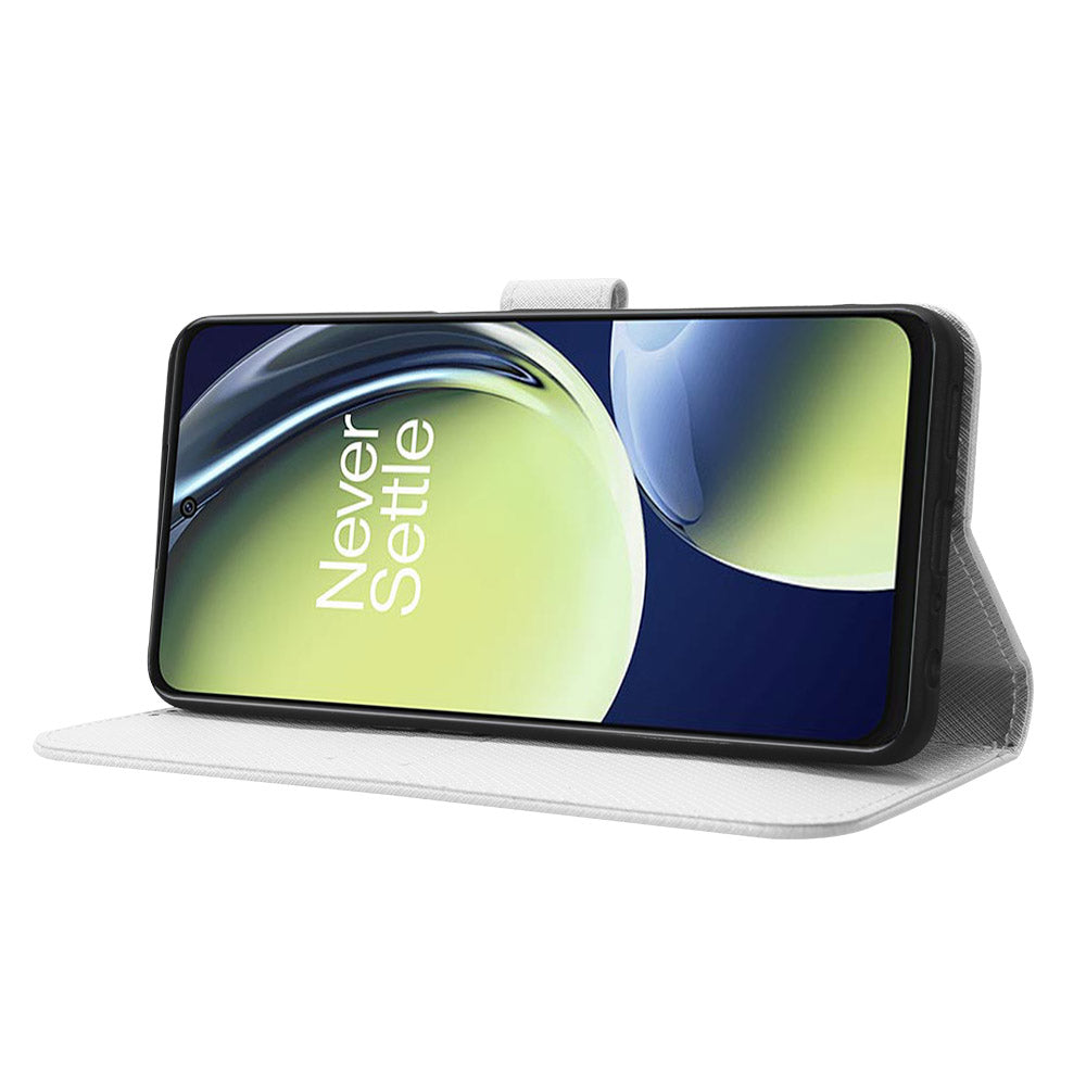 For OnePlus Nord CE 3 Lite 5G / Nord N30 5G Phone Case Wallet Stand Diamond Texture Phone Leather Cover