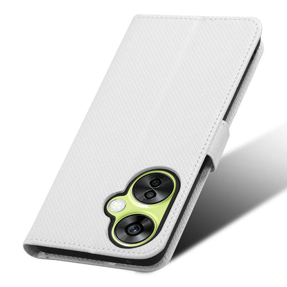 For OnePlus Nord CE 3 Lite 5G / Nord N30 5G Phone Case Wallet Stand Diamond Texture Phone Leather Cover