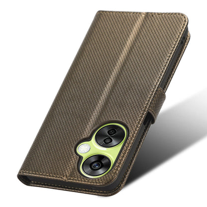 For OnePlus Nord CE 3 Lite 5G / Nord N30 5G Phone Case Wallet Stand Diamond Texture Phone Leather Cover