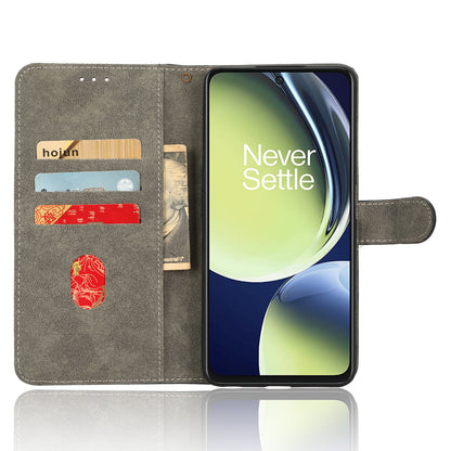 For OnePlus Nord CE 3 Lite 5G / Nord N30 5G Phone Stand Case PU Leather RFID Blocking Wallet Cover with Strap