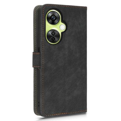 For OnePlus Nord CE 3 Lite 5G / Nord N30 5G Phone Stand Case PU Leather RFID Blocking Wallet Cover with Strap