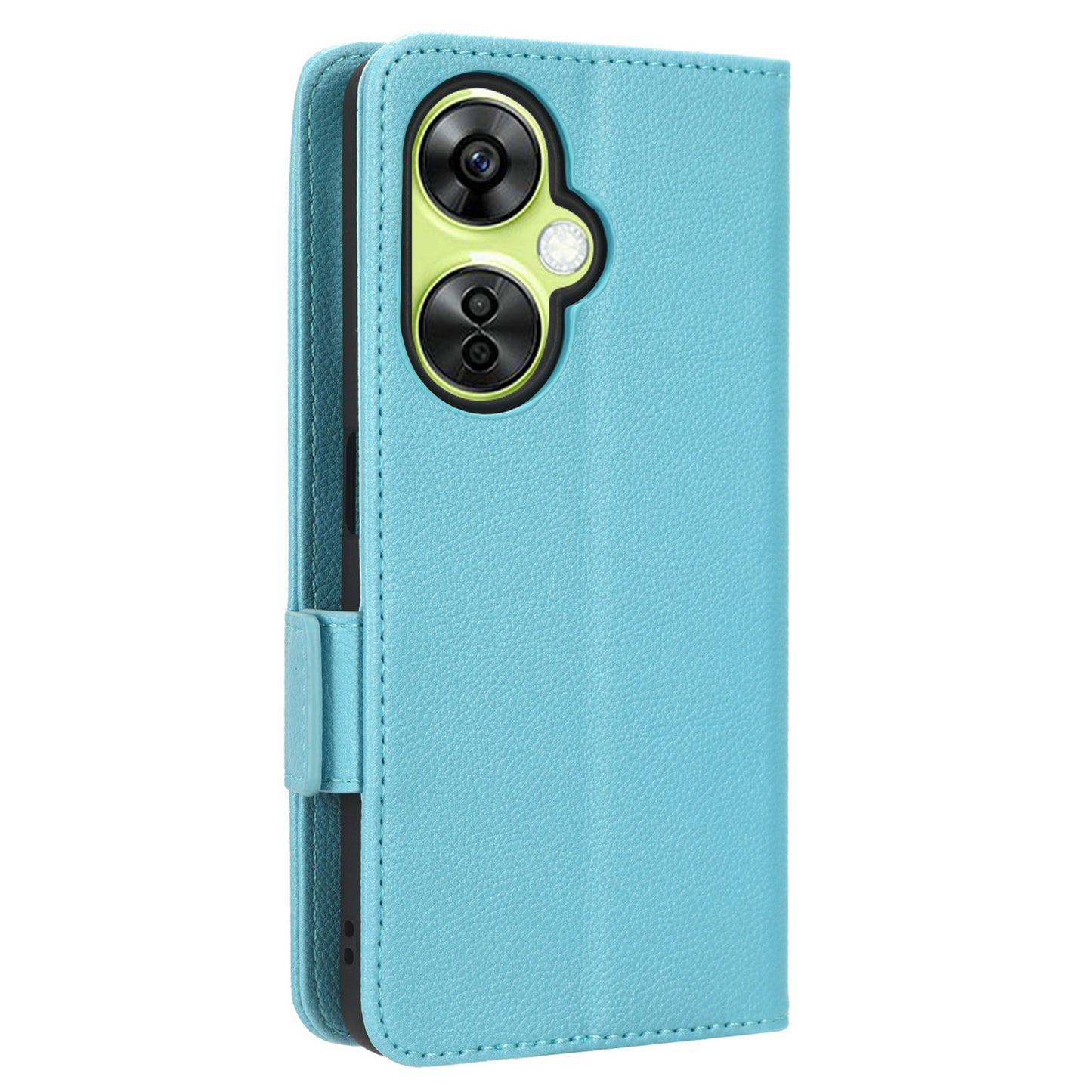 For OnePlus Nord CE 3 Lite 5G / Nord N30 5G PU Leather Case Litchi Texture Wallet Stand Phone Cover