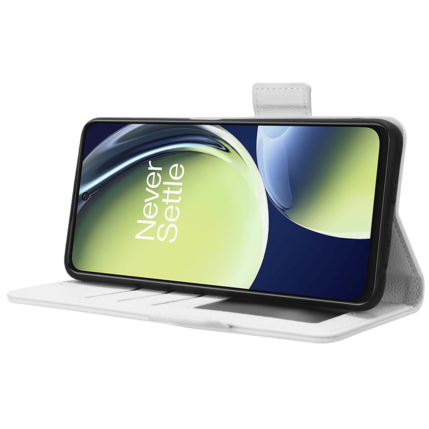 For OnePlus Nord CE 3 Lite 5G / Nord N30 5G PU Leather Case Litchi Texture Wallet Stand Phone Cover