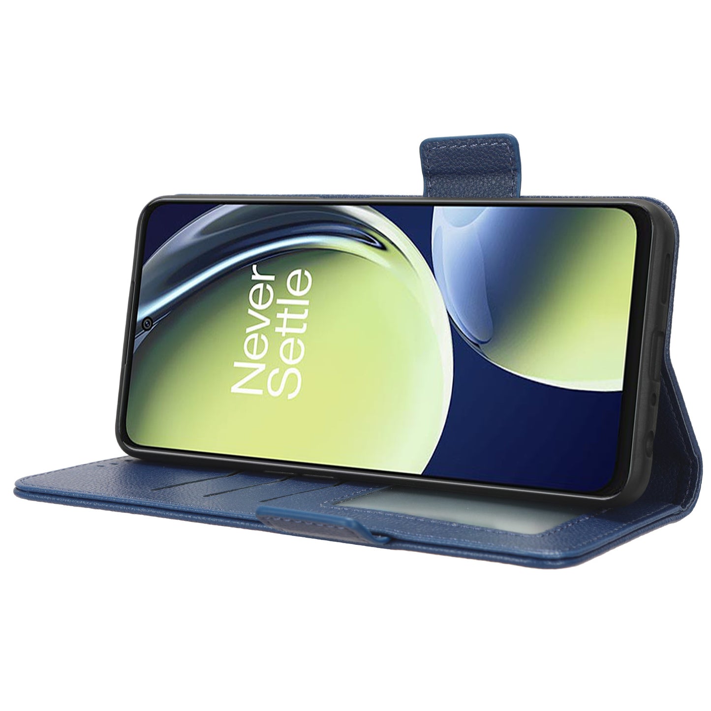 For OnePlus Nord CE 3 Lite 5G / Nord N30 5G PU Leather Case Litchi Texture Wallet Stand Phone Cover