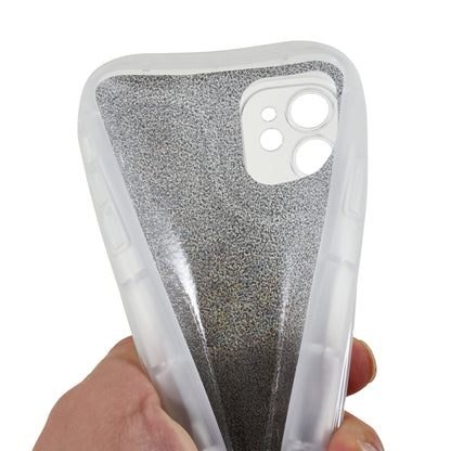 For iPhone 12 6.1 inch Soft TPU Phone Case Bling Glitter Sparkle Epoxy Cover