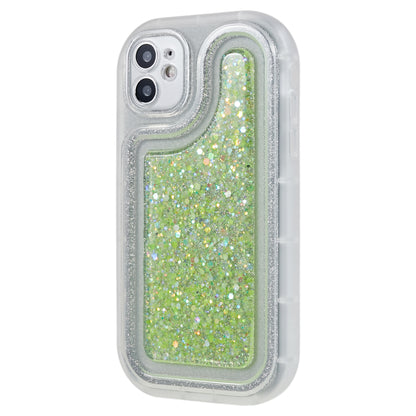 For iPhone 12 6.1 inch Soft TPU Phone Case Bling Glitter Sparkle Epoxy Cover