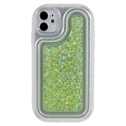 For iPhone 12 6.1 inch Soft TPU Phone Case Bling Glitter Sparkle Epoxy Cover
