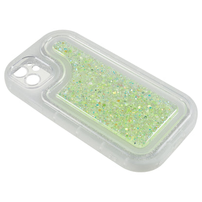 For iPhone 12 6.1 inch Soft TPU Phone Case Bling Glitter Sparkle Epoxy Cover