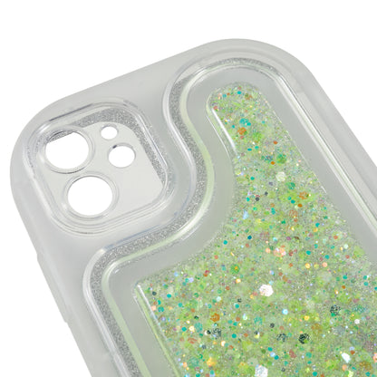 For iPhone 12 6.1 inch Soft TPU Phone Case Bling Glitter Sparkle Epoxy Cover