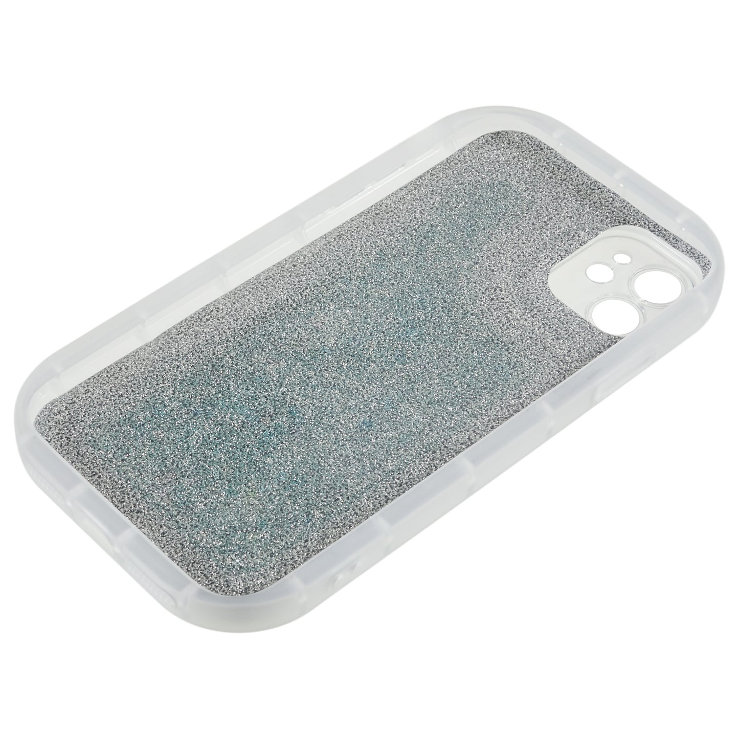 For iPhone 12 6.1 inch Soft TPU Phone Case Bling Glitter Sparkle Epoxy Cover