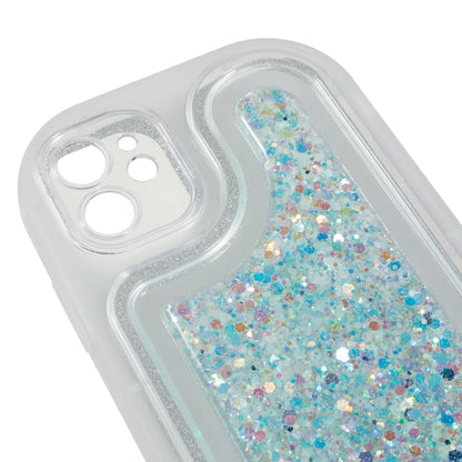 For iPhone 12 6.1 inch Soft TPU Phone Case Bling Glitter Sparkle Epoxy Cover