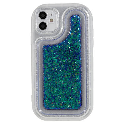 For iPhone 12 6.1 inch Soft TPU Phone Case Bling Glitter Sparkle Epoxy Cover