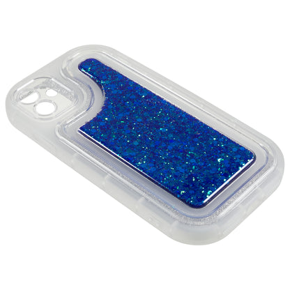 For iPhone 12 6.1 inch Soft TPU Phone Case Bling Glitter Sparkle Epoxy Cover