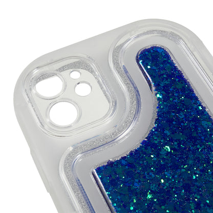 For iPhone 12 6.1 inch Soft TPU Phone Case Bling Glitter Sparkle Epoxy Cover