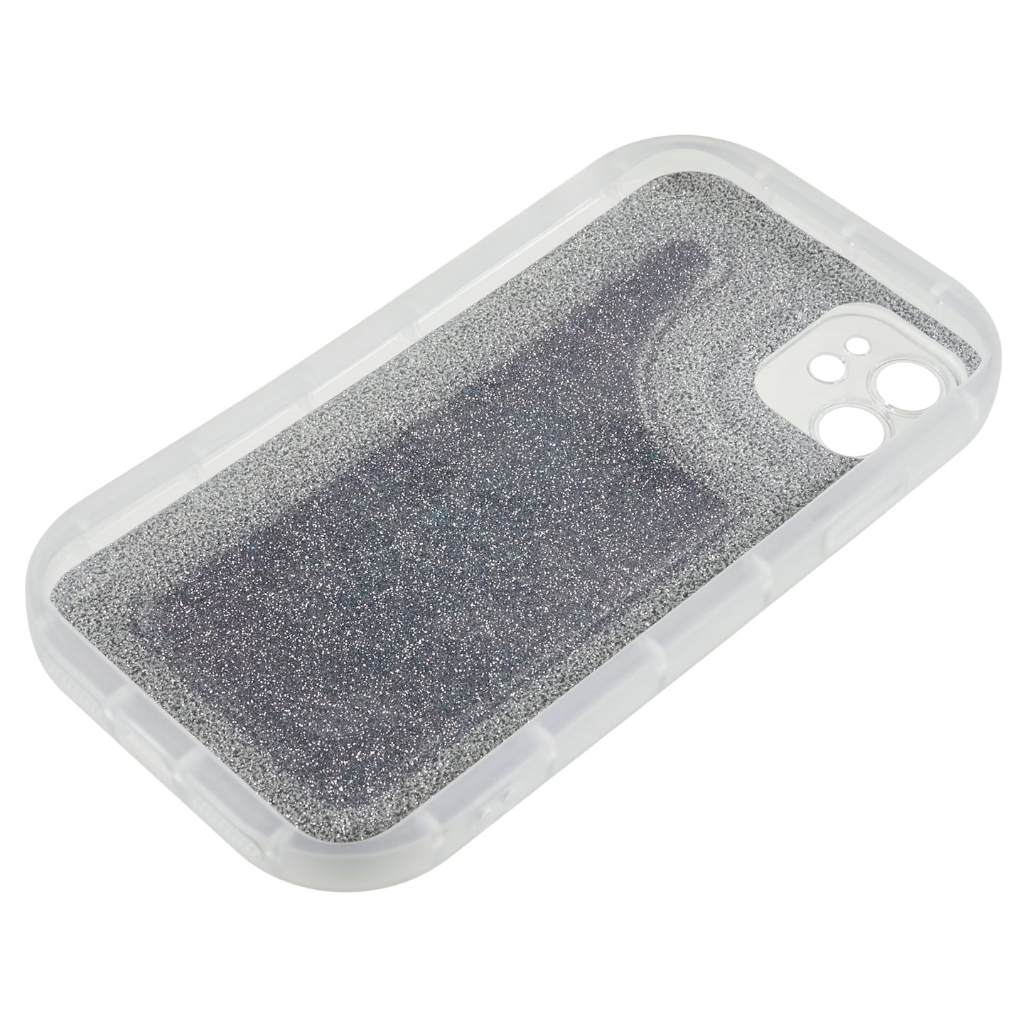 For iPhone 12 6.1 inch Soft TPU Phone Case Bling Glitter Sparkle Epoxy Cover