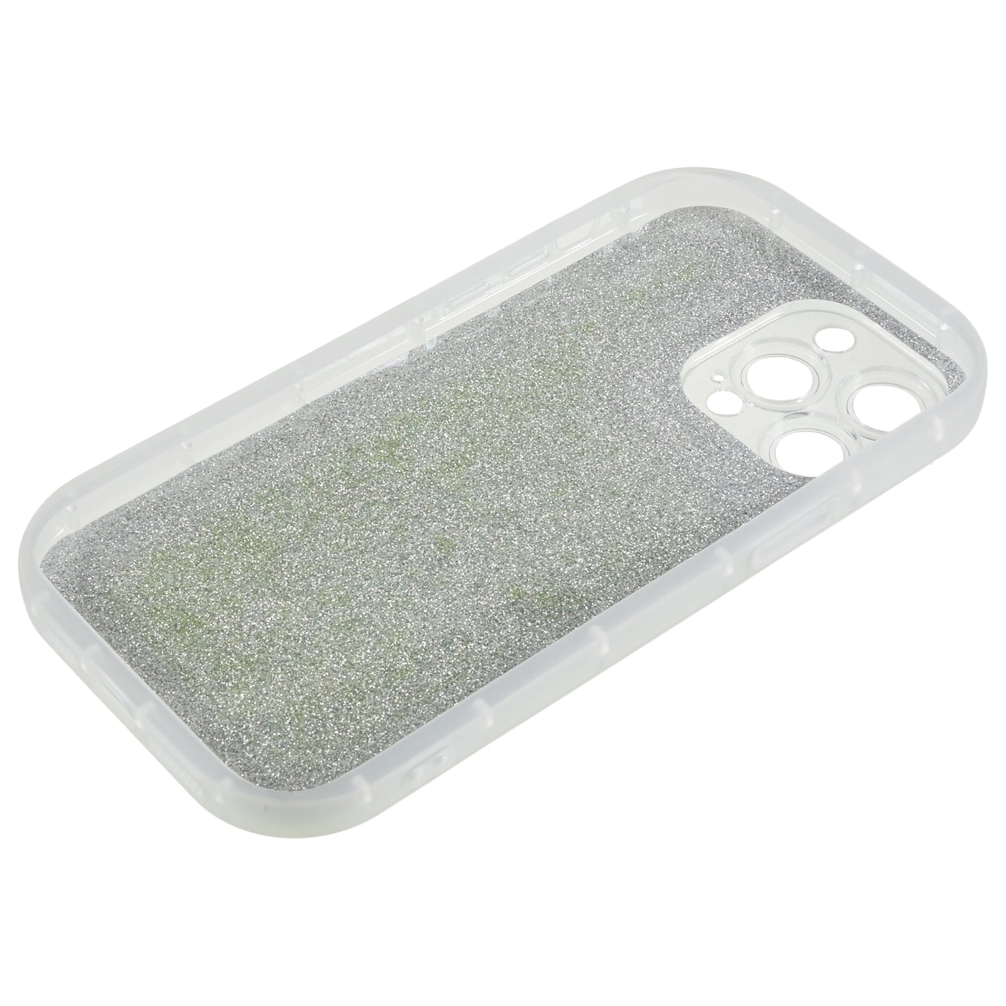 For iPhone 13 Pro 6.1 inch Epoxy Powder Mobile Phone Case Soft TPU Shockproof Cover