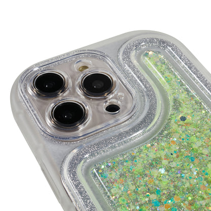 For iPhone 13 Pro 6.1 inch Epoxy Powder Mobile Phone Case Soft TPU Shockproof Cover