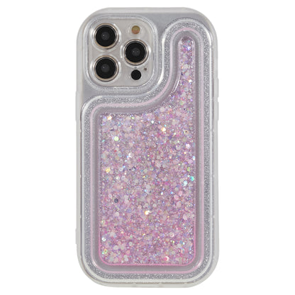 For iPhone 13 Pro 6.1 inch Epoxy Powder Mobile Phone Case Soft TPU Shockproof Cover