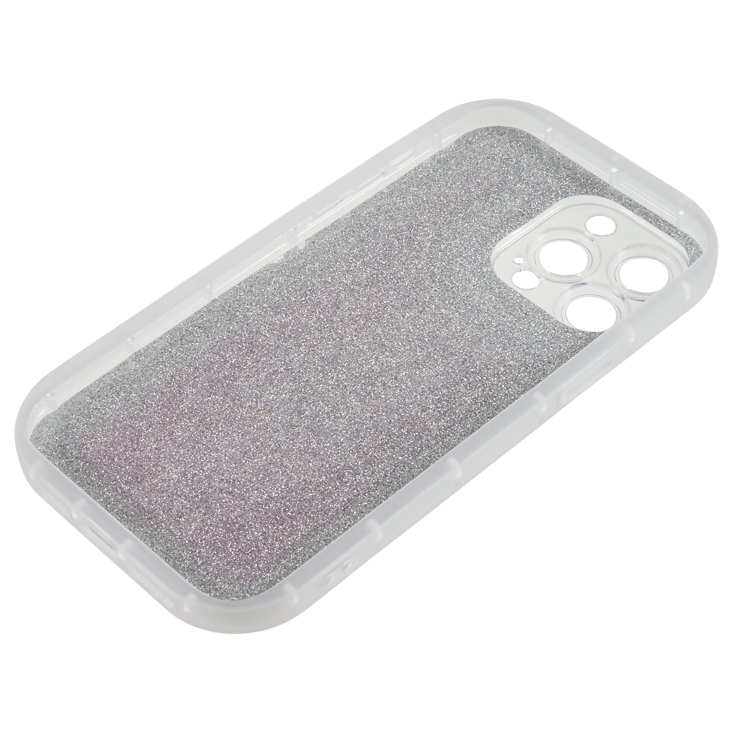 For iPhone 13 Pro 6.1 inch Epoxy Powder Mobile Phone Case Soft TPU Shockproof Cover