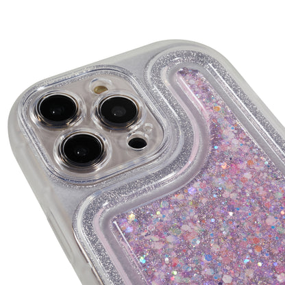 For iPhone 13 Pro 6.1 inch Epoxy Powder Mobile Phone Case Soft TPU Shockproof Cover