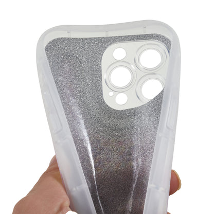 For iPhone 13 Pro 6.1 inch Epoxy Powder Mobile Phone Case Soft TPU Shockproof Cover