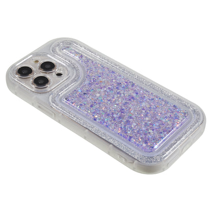 For iPhone 13 Pro 6.1 inch Epoxy Powder Mobile Phone Case Soft TPU Shockproof Cover