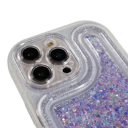 For iPhone 13 Pro 6.1 inch Epoxy Powder Mobile Phone Case Soft TPU Shockproof Cover