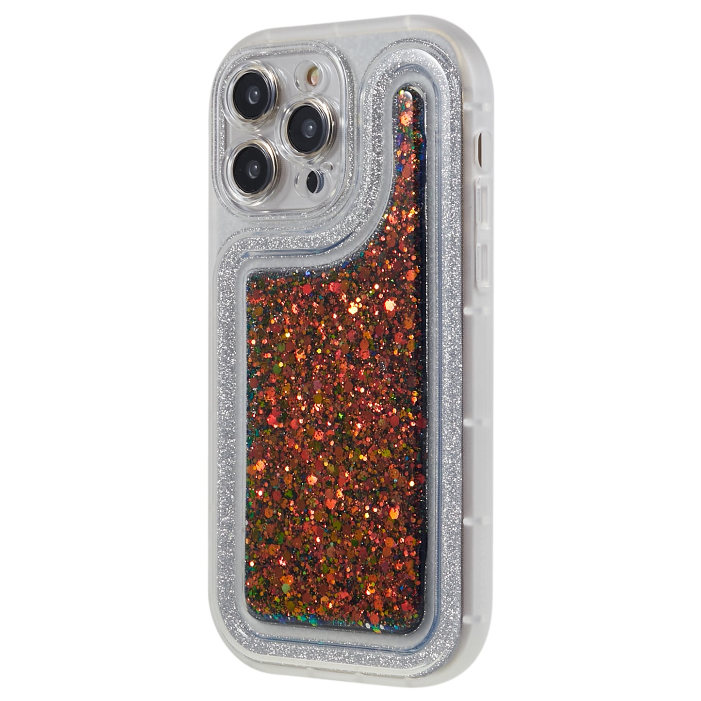 For iPhone 13 Pro 6.1 inch Epoxy Powder Mobile Phone Case Soft TPU Shockproof Cover