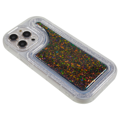 For iPhone 13 Pro 6.1 inch Epoxy Powder Mobile Phone Case Soft TPU Shockproof Cover