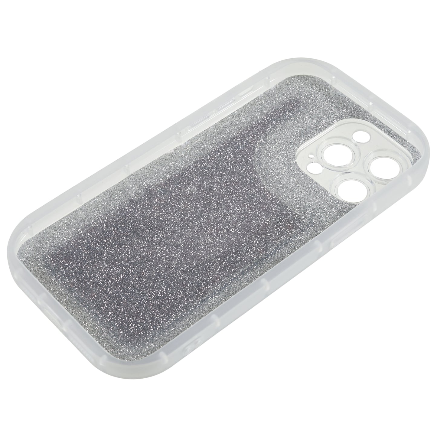 For iPhone 13 Pro 6.1 inch Epoxy Powder Mobile Phone Case Soft TPU Shockproof Cover