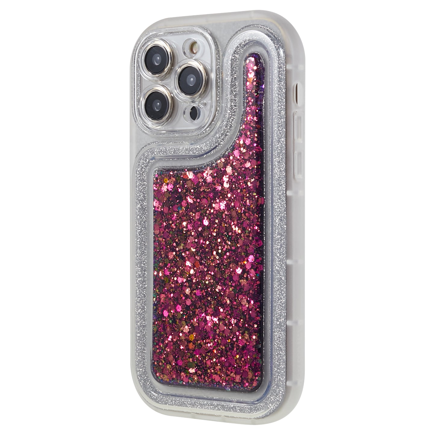 For iPhone 13 Pro 6.1 inch Epoxy Powder Mobile Phone Case Soft TPU Shockproof Cover