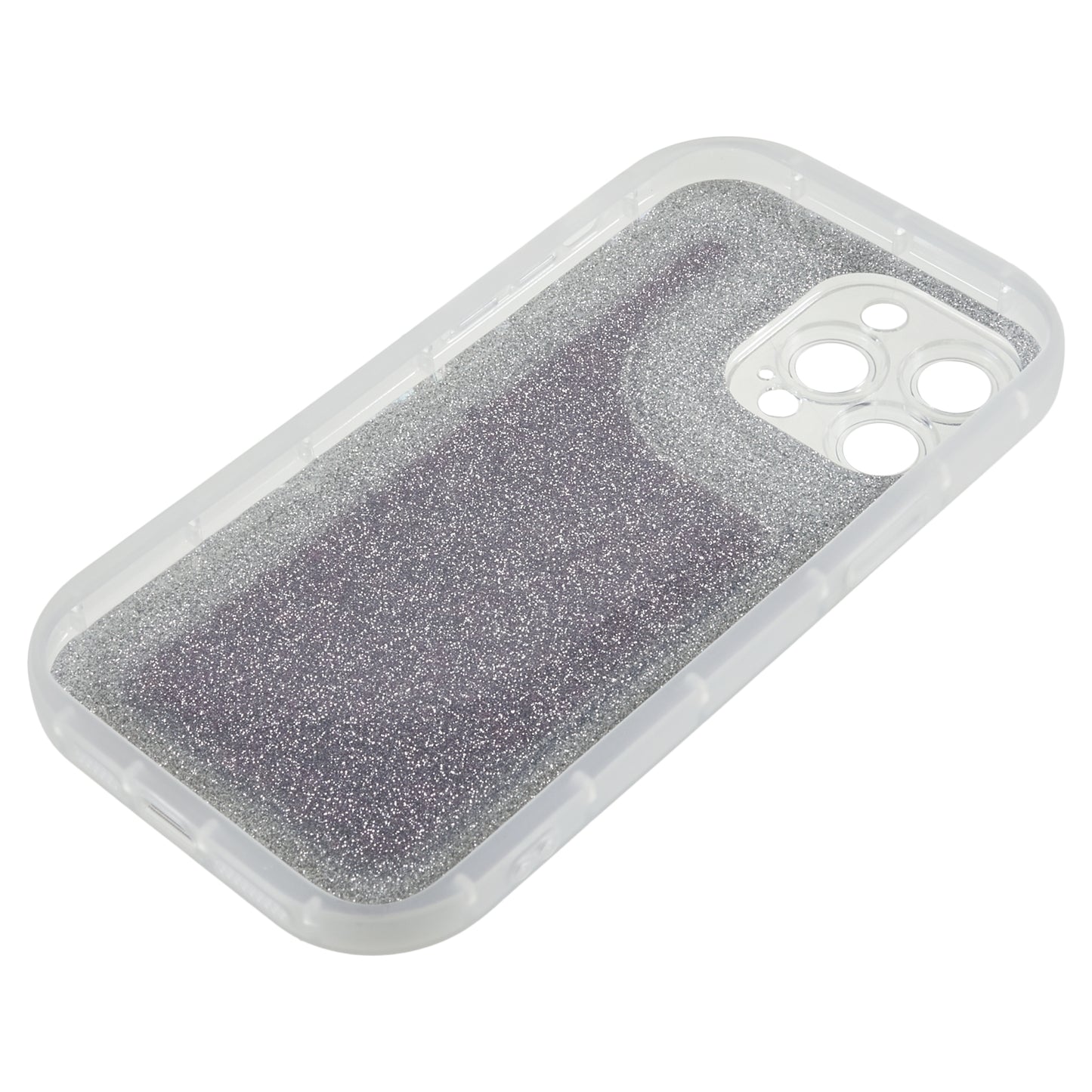 For iPhone 13 Pro 6.1 inch Epoxy Powder Mobile Phone Case Soft TPU Shockproof Cover