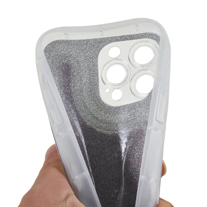 For iPhone 13 Pro 6.1 inch Epoxy Powder Mobile Phone Case Soft TPU Shockproof Cover