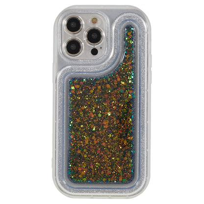 For iPhone 13 Pro 6.1 inch Epoxy Powder Mobile Phone Case Soft TPU Shockproof Cover