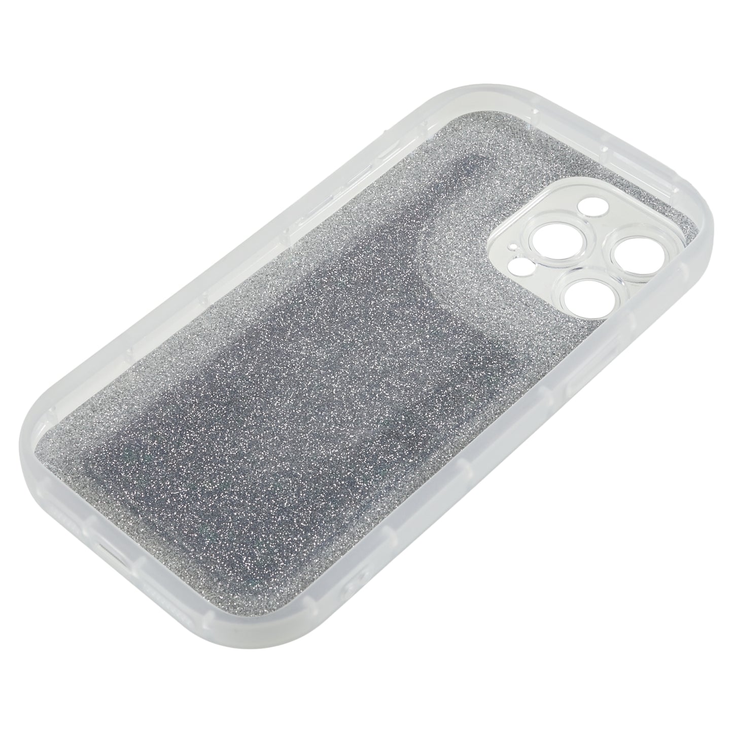 For iPhone 13 Pro 6.1 inch Epoxy Powder Mobile Phone Case Soft TPU Shockproof Cover