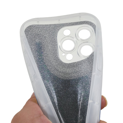 For iPhone 13 Pro 6.1 inch Epoxy Powder Mobile Phone Case Soft TPU Shockproof Cover