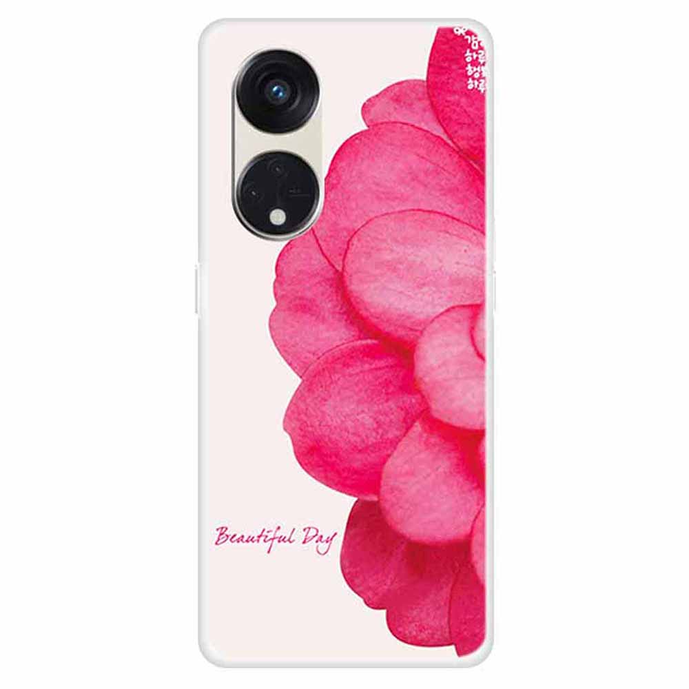 For Oppo Reno8 T 5G / A1 Pro 5G Phone TPU Case Pattern Printing Drop-proof Cell Phone Cover