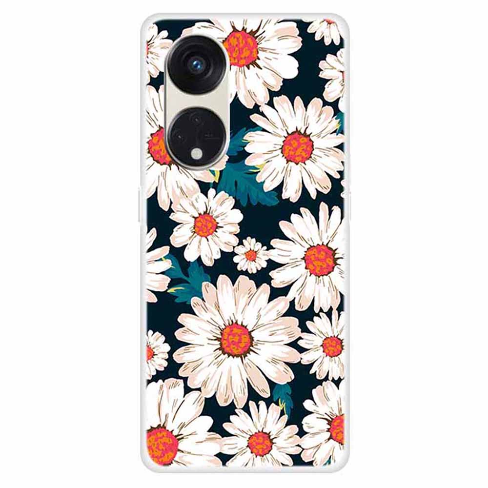 For Oppo Reno8 T 5G / A1 Pro 5G Phone TPU Case Pattern Printing Drop-proof Cell Phone Cover