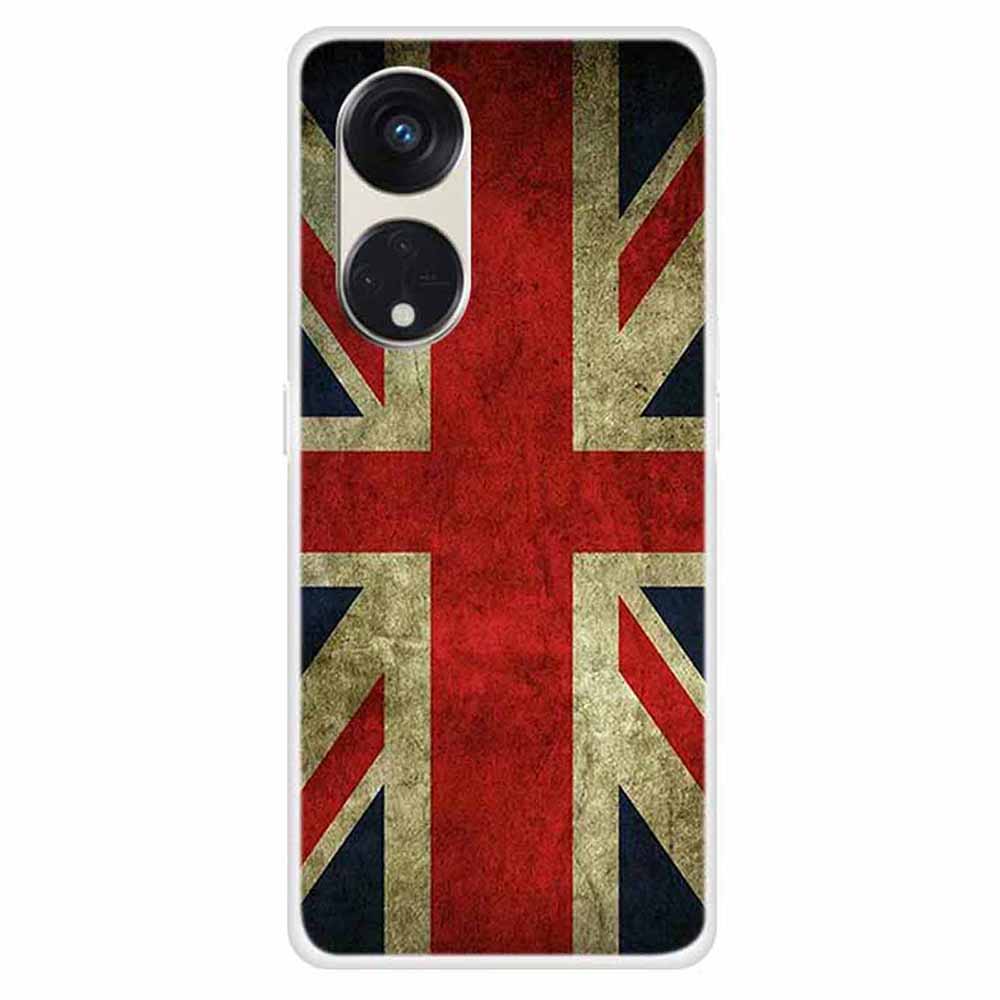 For Oppo Reno8 T 5G / A1 Pro 5G Phone TPU Case Pattern Printing Drop-proof Cell Phone Cover