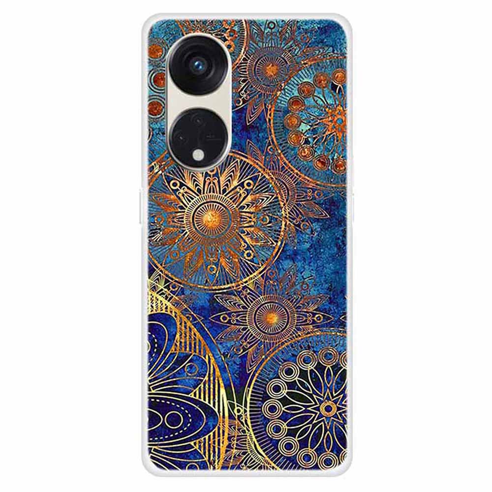 For Oppo Reno8 T 5G / A1 Pro 5G Phone TPU Case Pattern Printing Drop-proof Cell Phone Cover